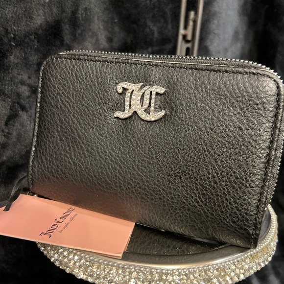 🖤🖤NWT-JUICY COUTURE LIQUORICE “NO RULES EVERYTHING” MULTI COMPARTMENT BIFOLD🖤🖤 - Picture 10 of 16